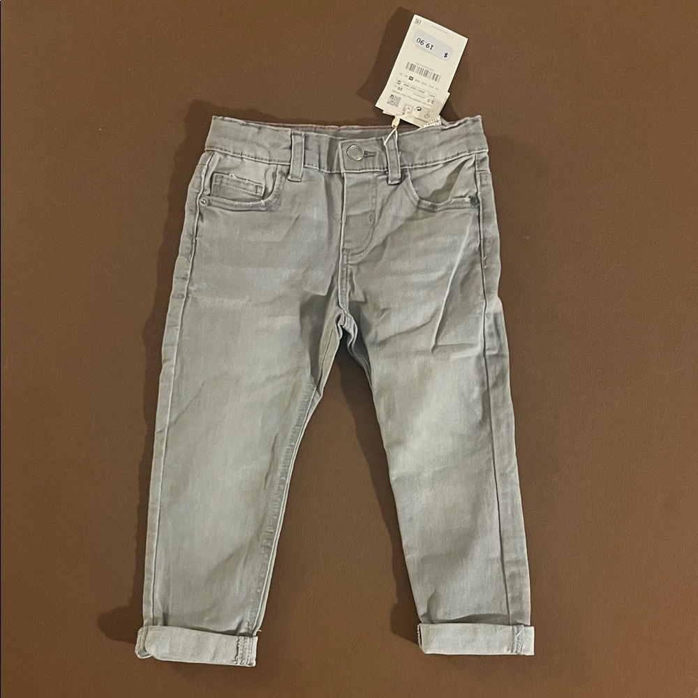 Zara Charcoal Denim Pants